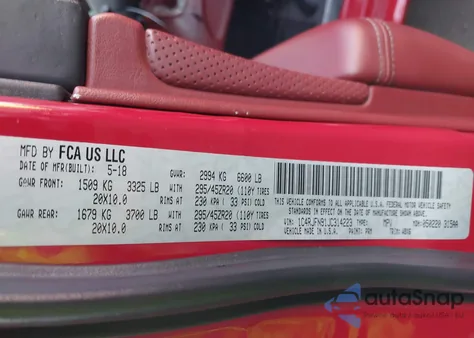 2018 Jeep Grand Cherokee Trackhawk 4X4 из США, поврежденный, VIN 1C4RJFN91JC314223